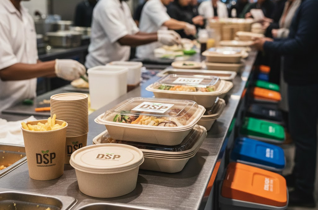 High-traffic venue food service and rapid fulfillment